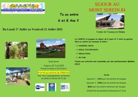 Séjour mont Serein